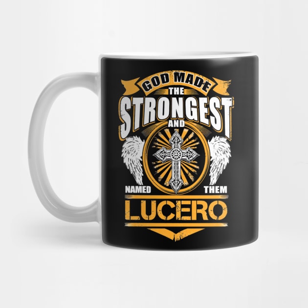 God Made Strongest And Lucero Band Logo Cross by tinastore